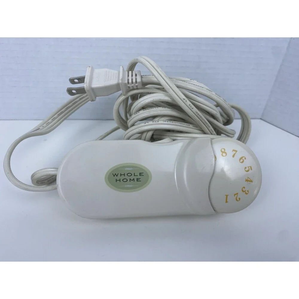 Whole Home TC13BA 4 Prong Analog Heated Electric Blanket Controller w/ Auto-off